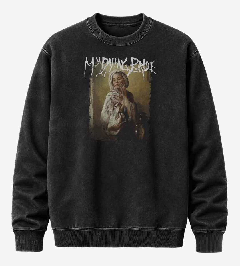 Poleron Polo Acid Wash Negro de My Dying Bride The Ghost of Orion