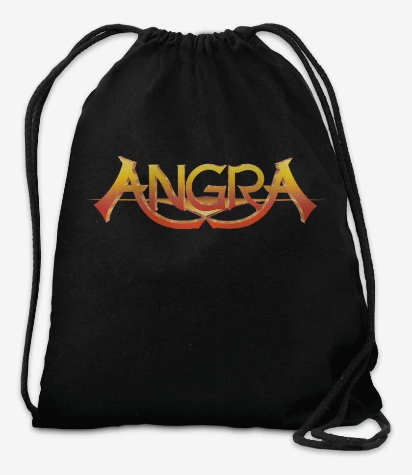 Mochila Negro de Angra Logo