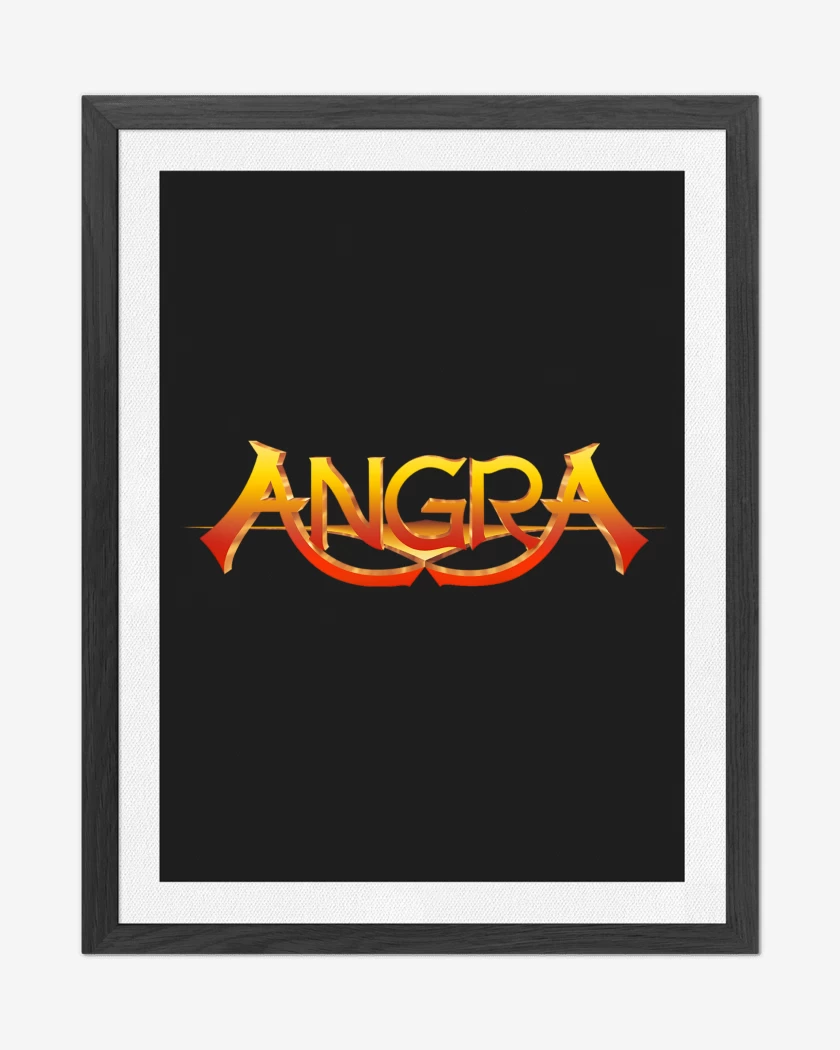 Cuadro decorativo Negro de Angra Logo
