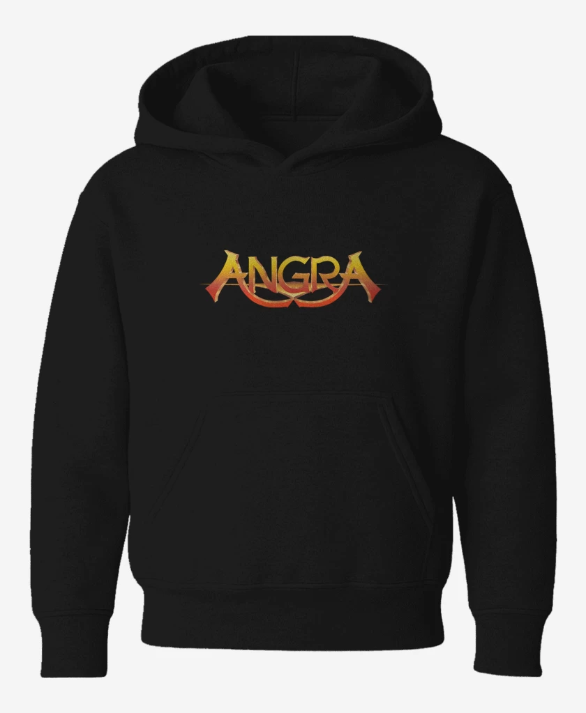 Poleron de niño Negro de Angra Logo