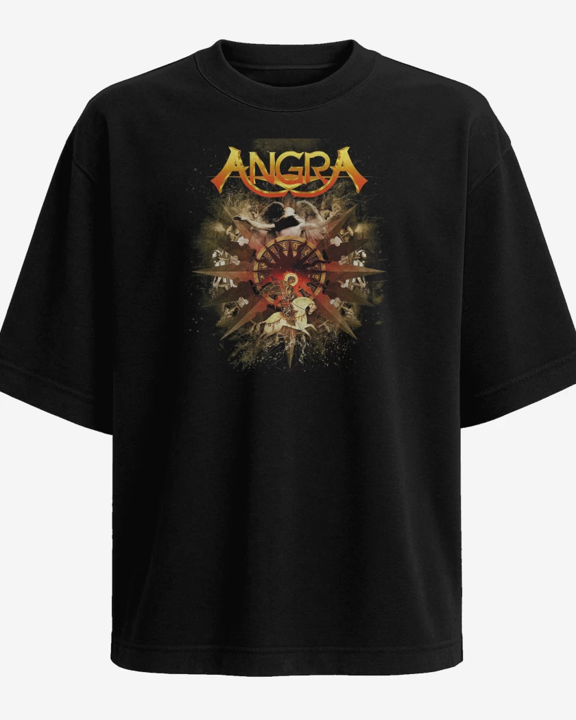 Polera Oversize Negro de Angra Rebirth