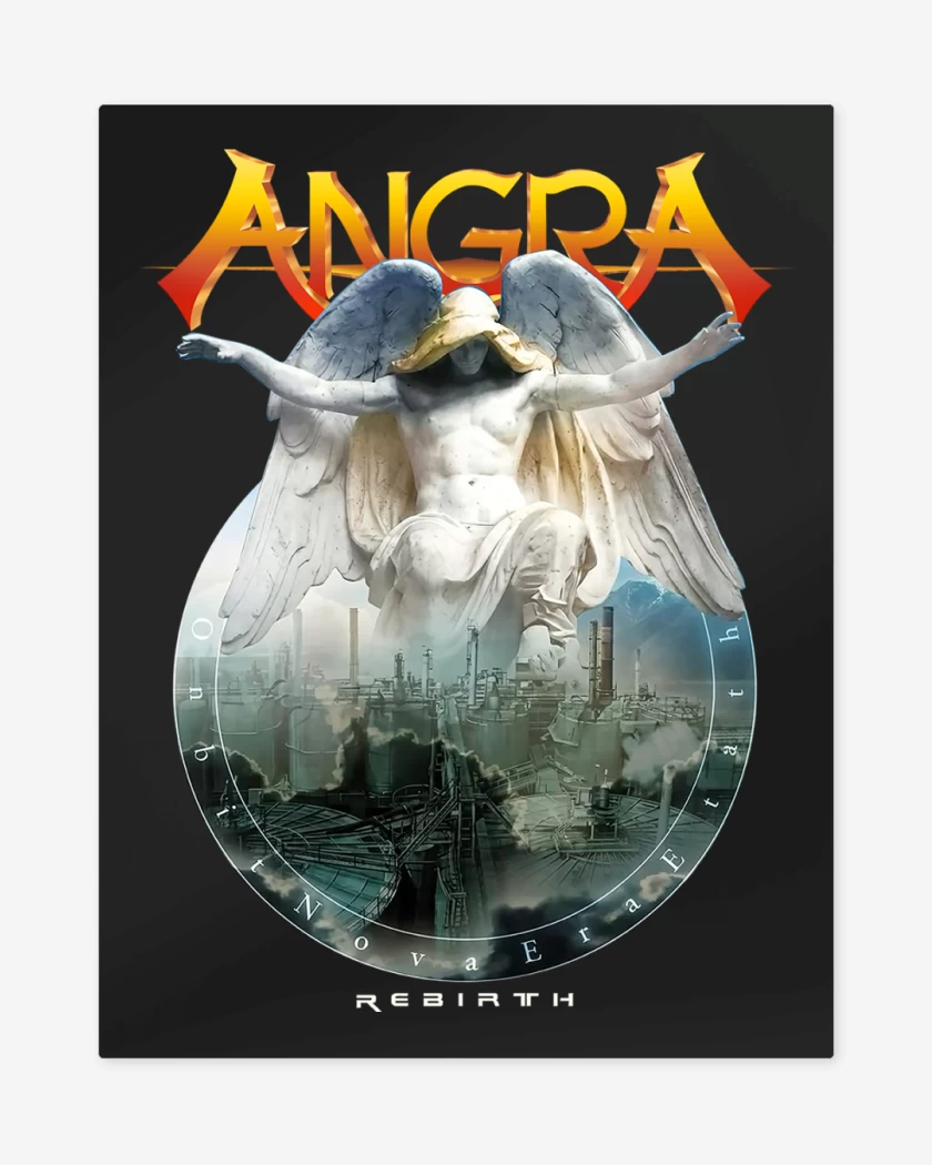 Print metalico Negro de Rebirth Angra