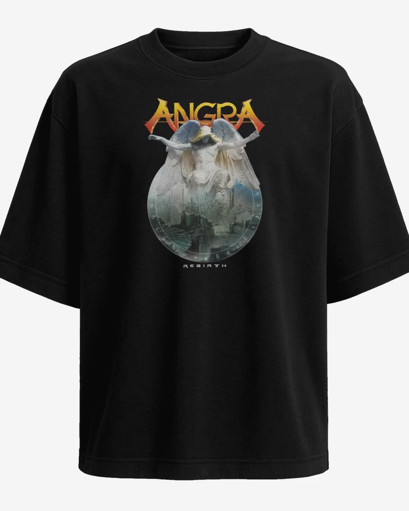 Polera Oversize Negro de Rebirth Angra