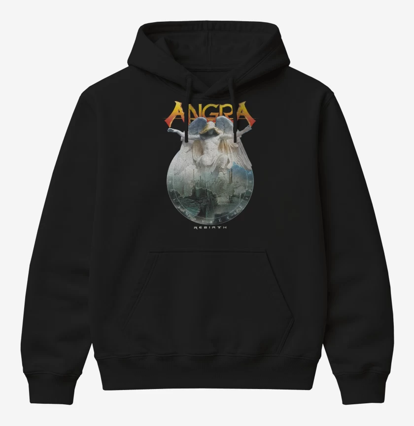 Poleron Canguro básico Negro de Rebirth Angra
