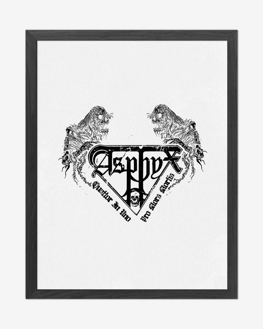 Cuadro decorativo Blanco de Asphyx Logo II