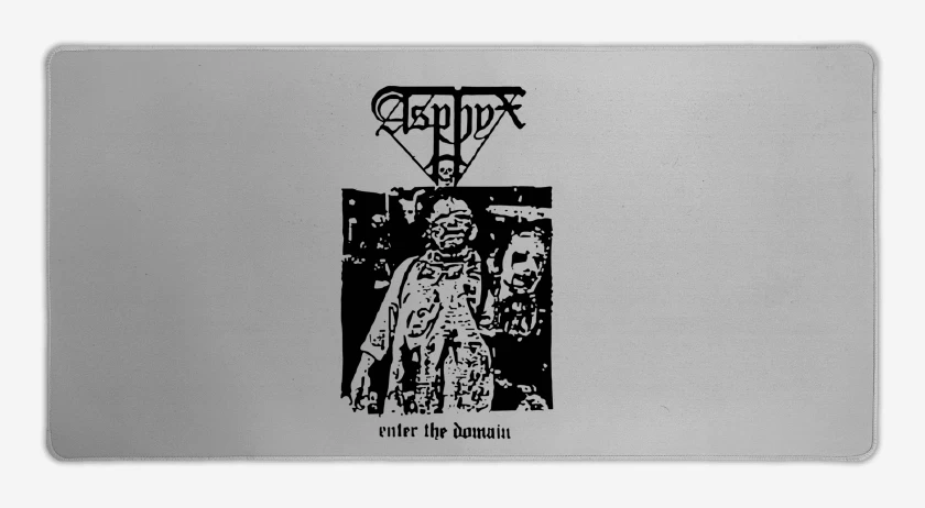 Mouse pad Gamer Gris Melange de Asphyx Enter the Domain