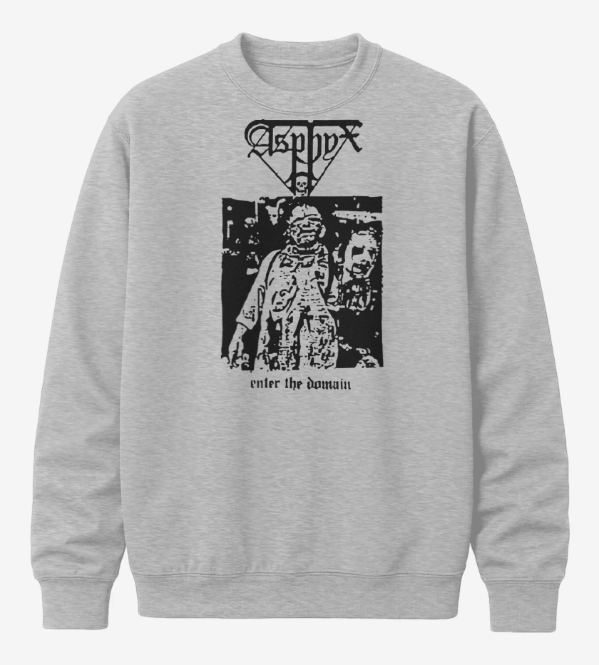 Poleron polo Gris Melange de Asphyx Enter the Domain