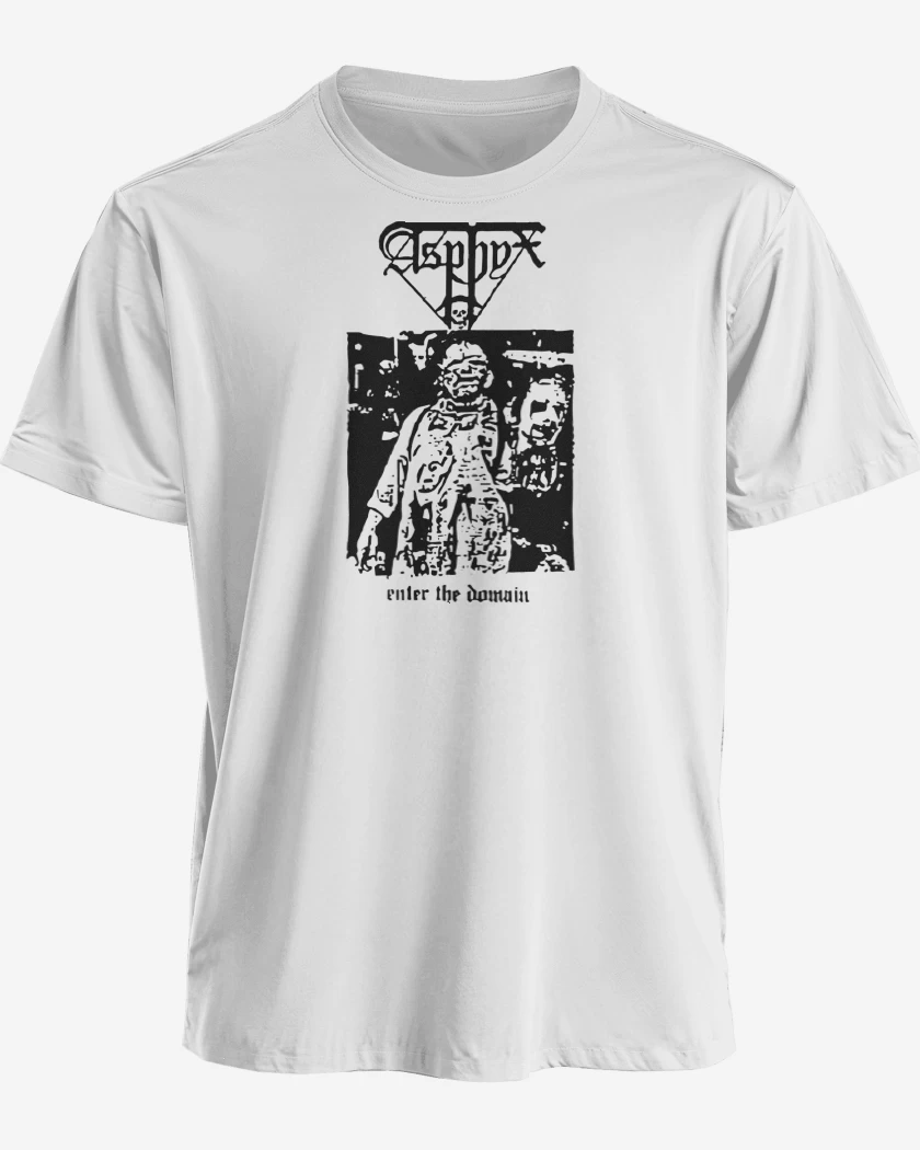 Polera premium Blanco de Asphyx Enter the Domain