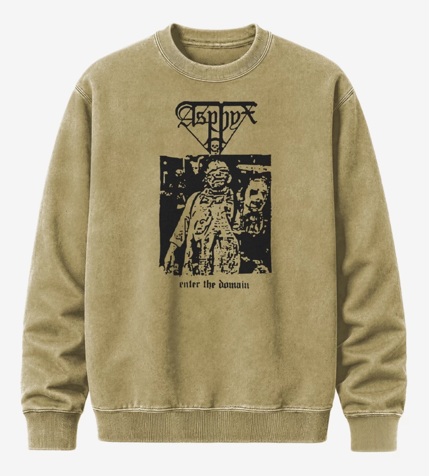 Poleron Polo Acid Wash Beige de Asphyx Enter the Domain