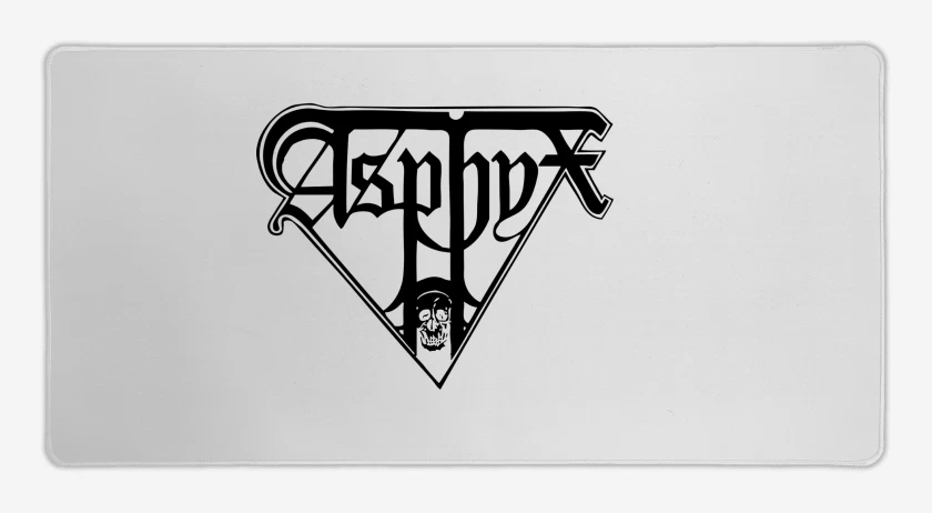 Mouse pad Gamer Blanco de Asphyx Logo N