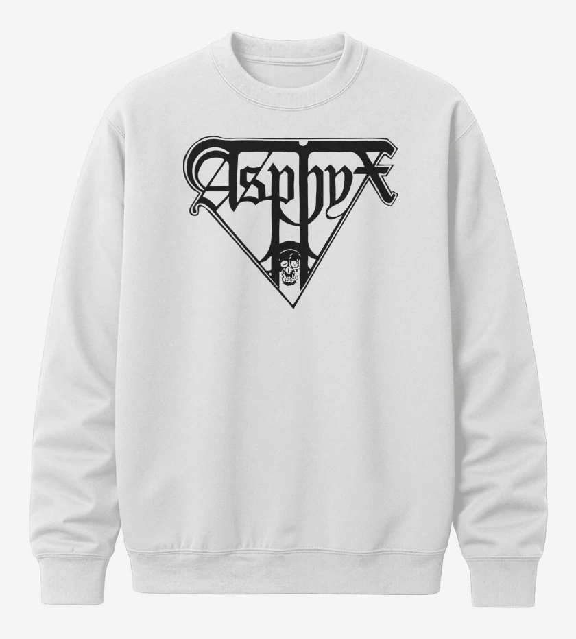 Poleron polo Blanco de Asphyx Logo N