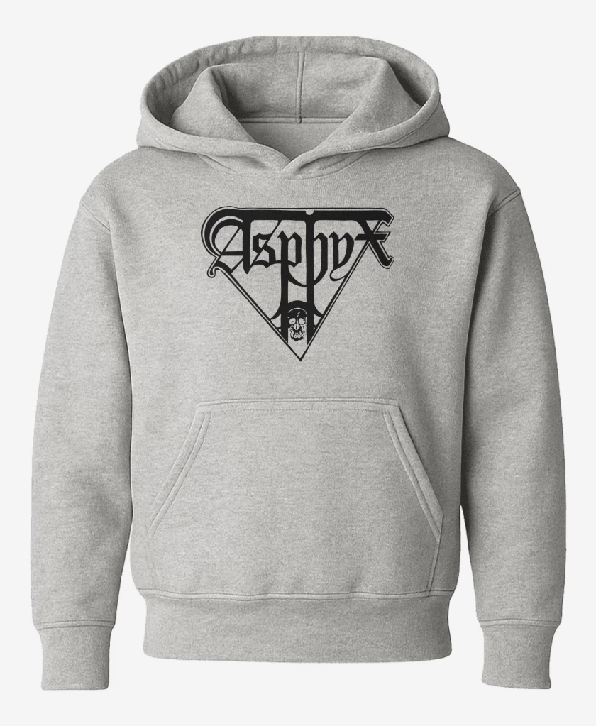 Poleron de niño Gris Melange de Asphyx Logo N