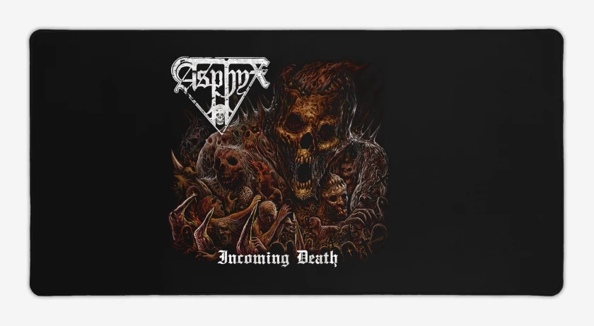Mouse pad Gamer Negro de Asphyx Incoming Death