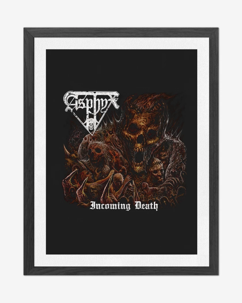 Cuadro decorativo Negro de Asphyx Incoming Death
