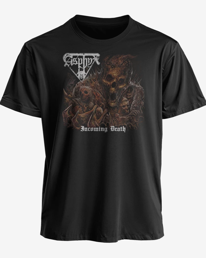 Polera premium Negro de Asphyx Incoming Death