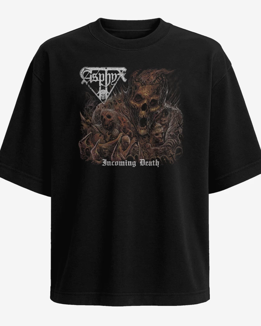 Polera Oversize Asphyx Incoming Death