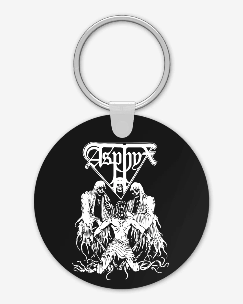 Llavero Negro de Asphyx The Krusher