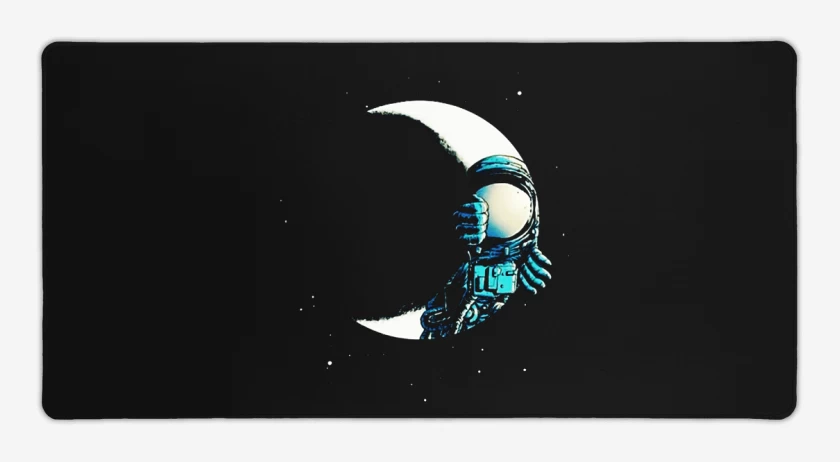 Mouse pad Gamer Negro de Buenas noches