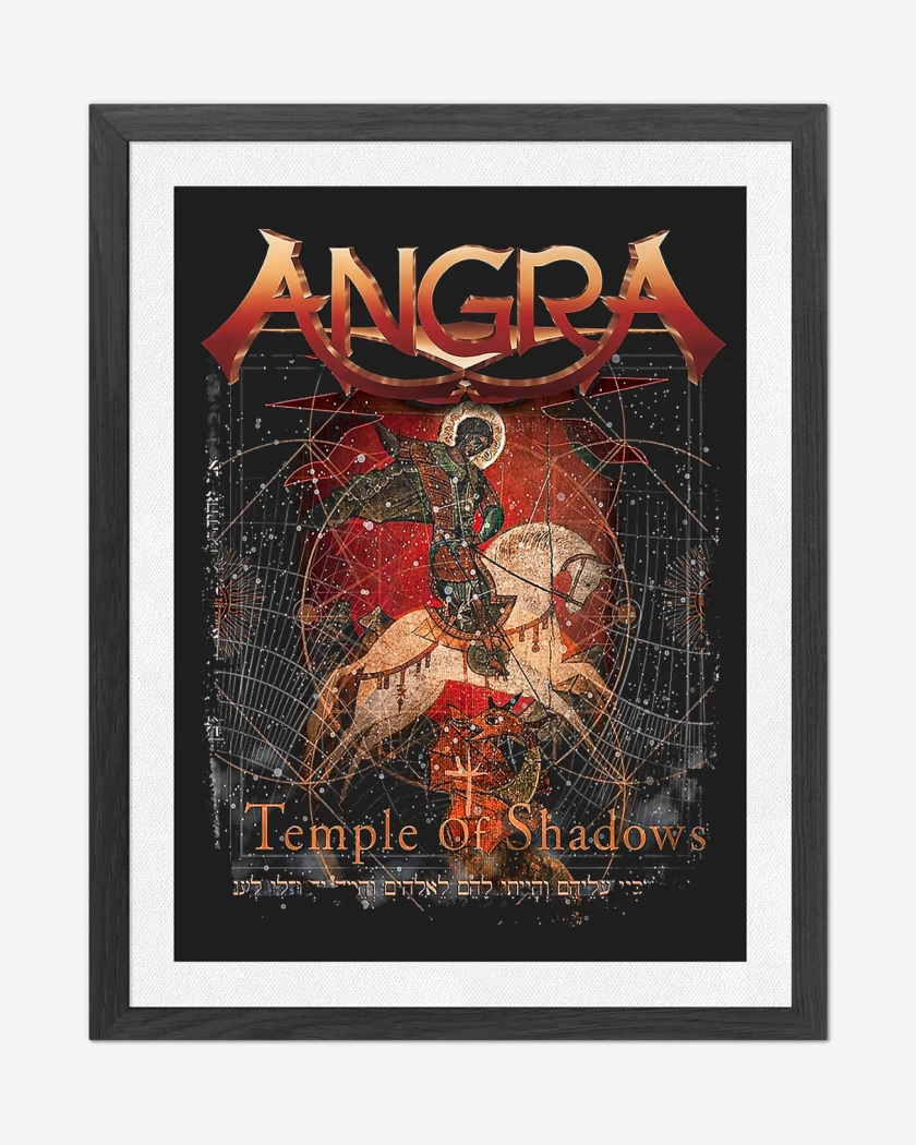 Cuadro decorativo Negro de Angra Temple of Shadows