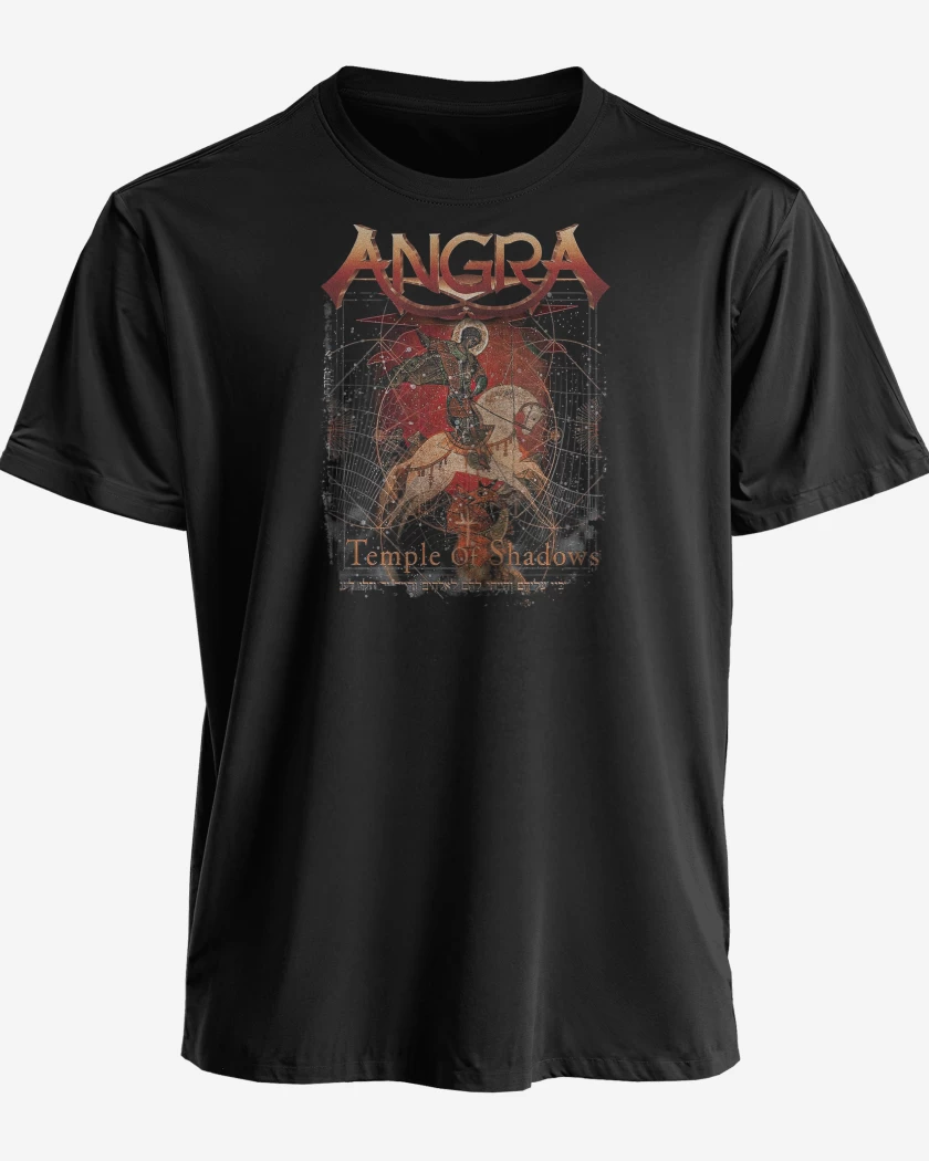 Polera premium Negro de Angra Temple of Shadows