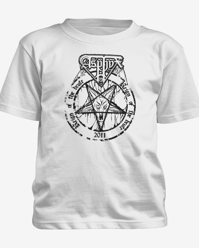 Polera de niño Blanco de Asphyx Reign of