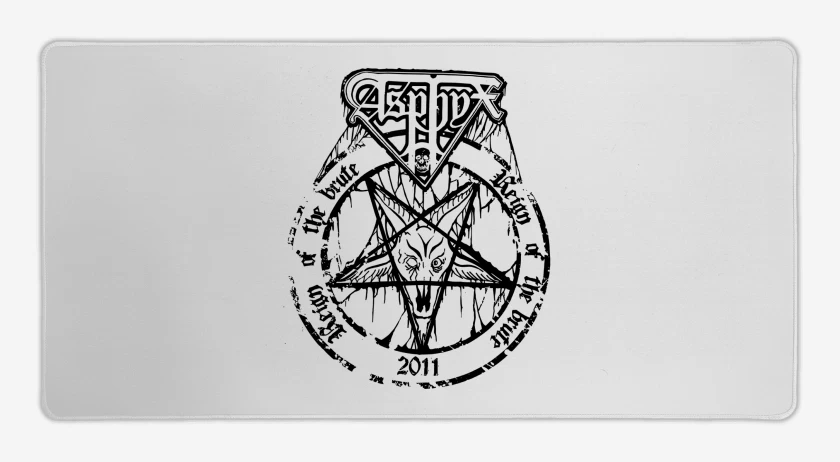 Mouse pad Gamer Blanco de Asphyx Reign of