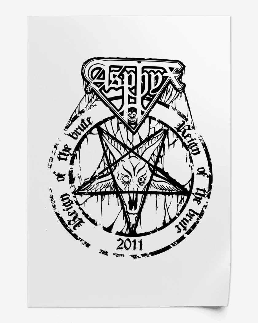 Print Asphyx Reign of