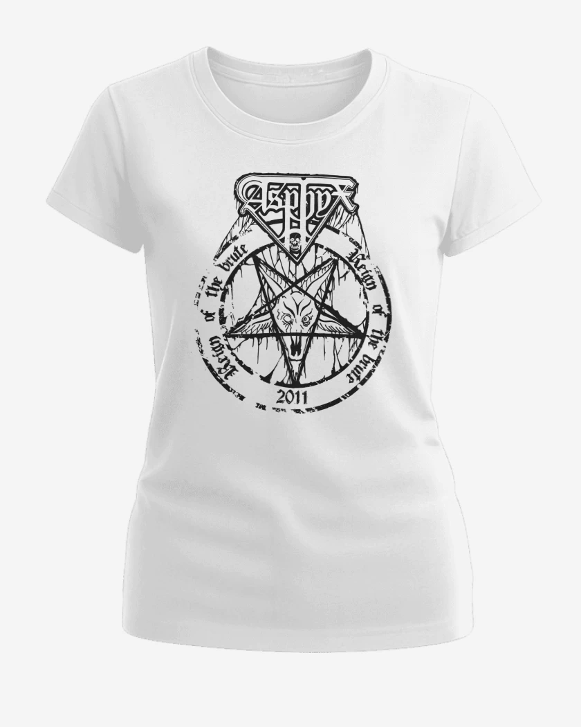 Polera de Mujer Blanco de Asphyx Reign of
