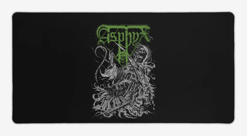 Mouse pad Gamer Negro de Asphyx Necro