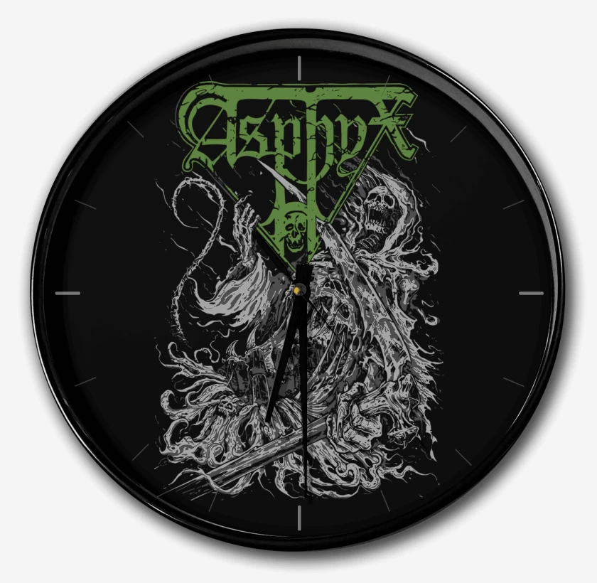 Reloj Negro de Asphyx Necro