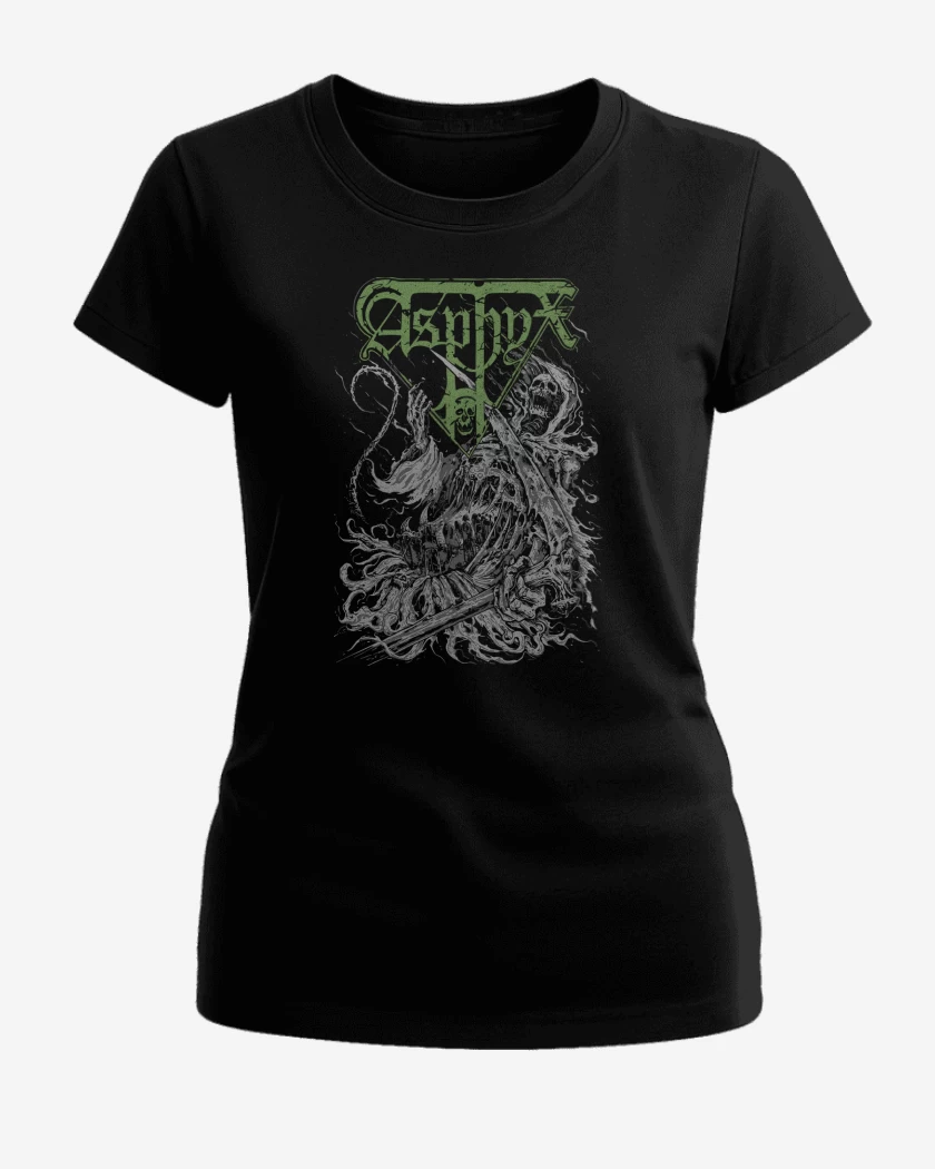 Polera de Mujer Negro de Asphyx Necro