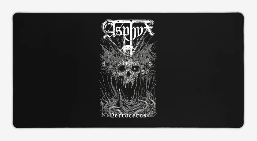 Mouse pad Gamer Negro de Asphyx Necroceros