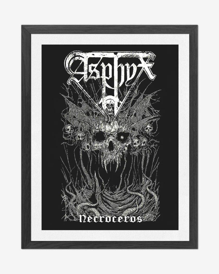 Cuadro decorativo Negro de Asphyx Necroceros