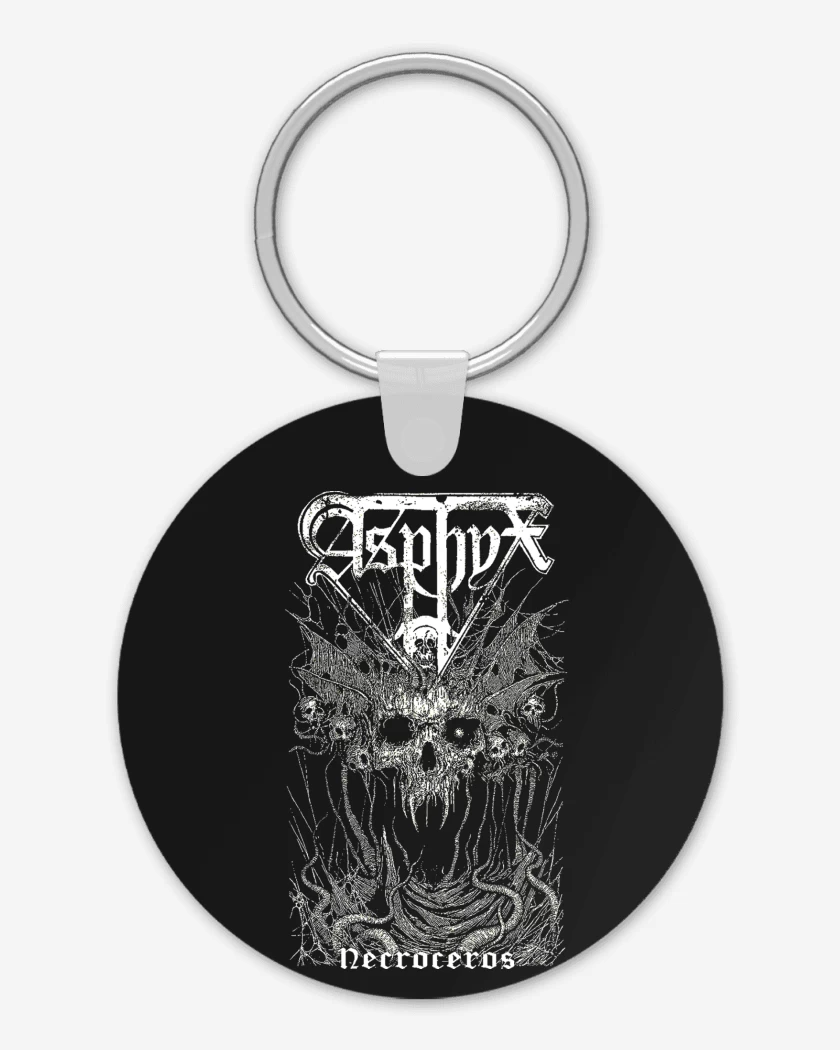 Llavero Negro de Asphyx Necroceros