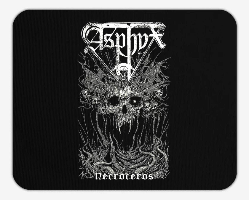 Mousepad Negro de Asphyx Necroceros