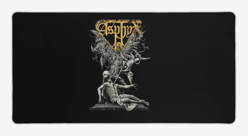 Mouse pad Gamer Negro de Asphyx Death Across