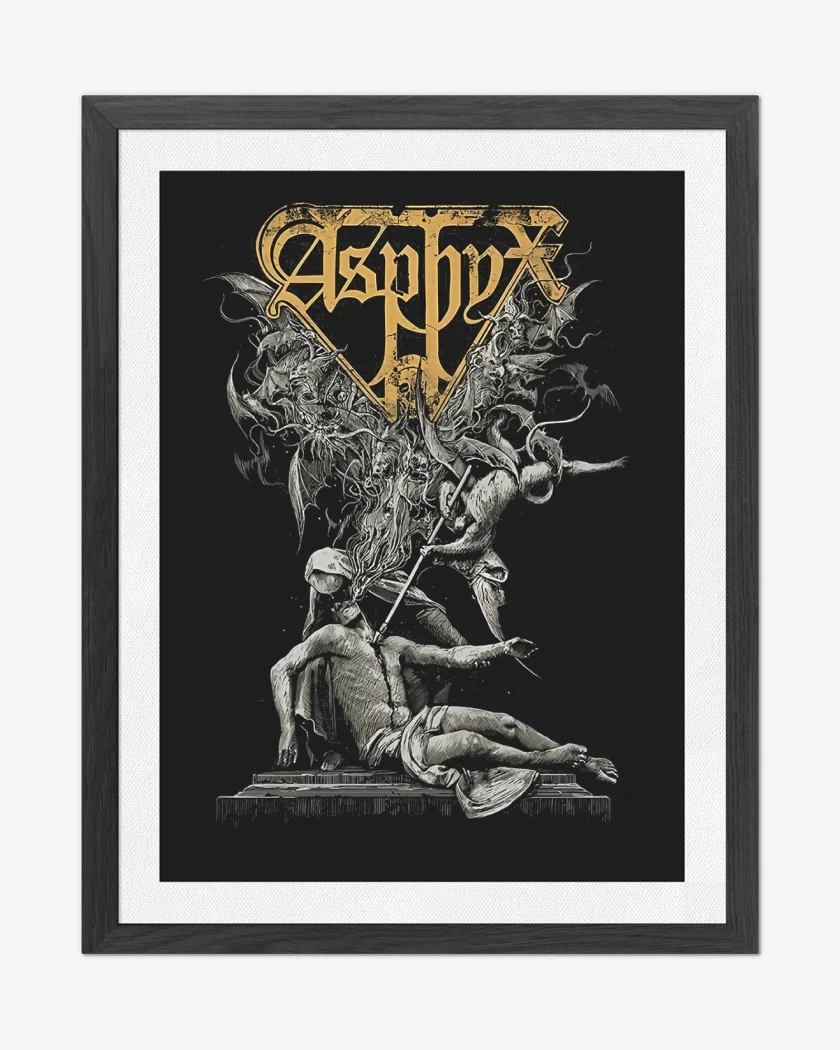 Cuadro decorativo Negro de Asphyx Death Across
