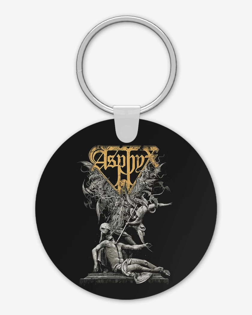 Llavero Asphyx Death Across