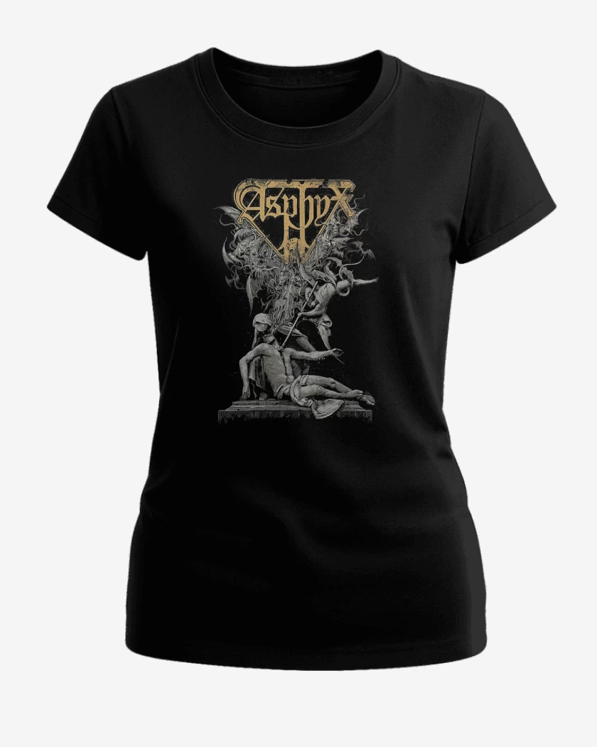 Polera de Mujer Negro de Asphyx Death Across