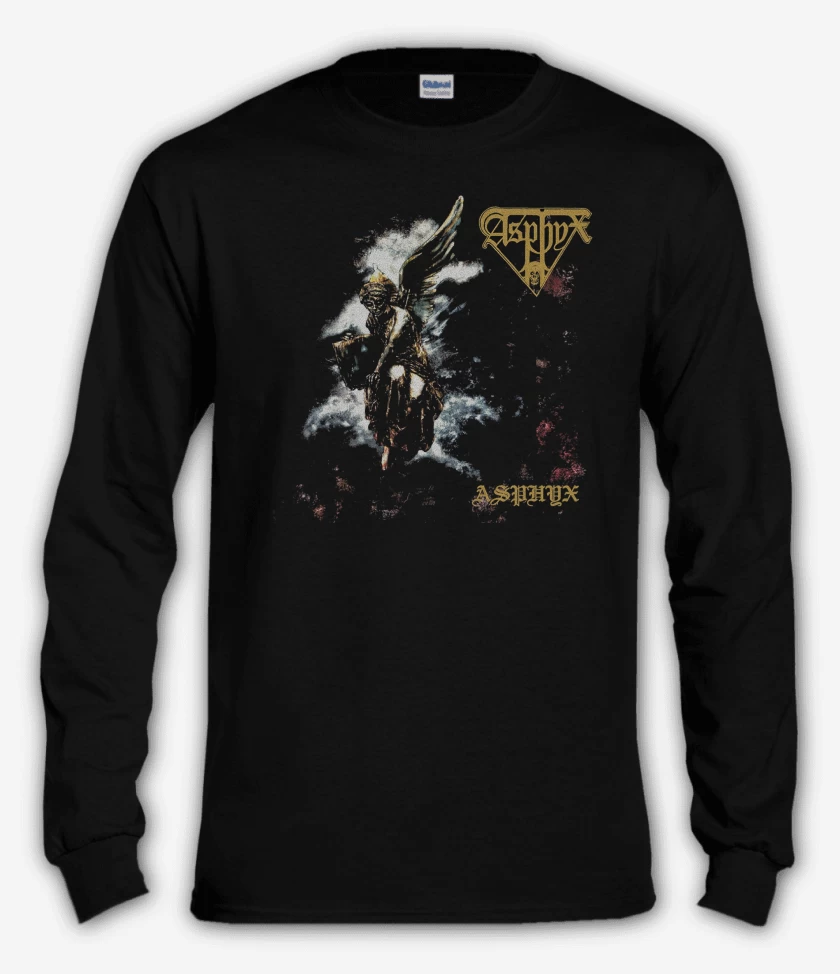 Polera manga larga Negro de Asphyx Asphyx
