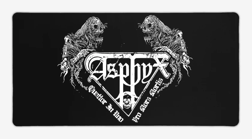 Mouse pad Gamer Negro de Asphyx Logo I