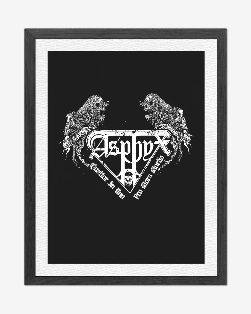 Cuadro decorativo Negro de Asphyx Logo I