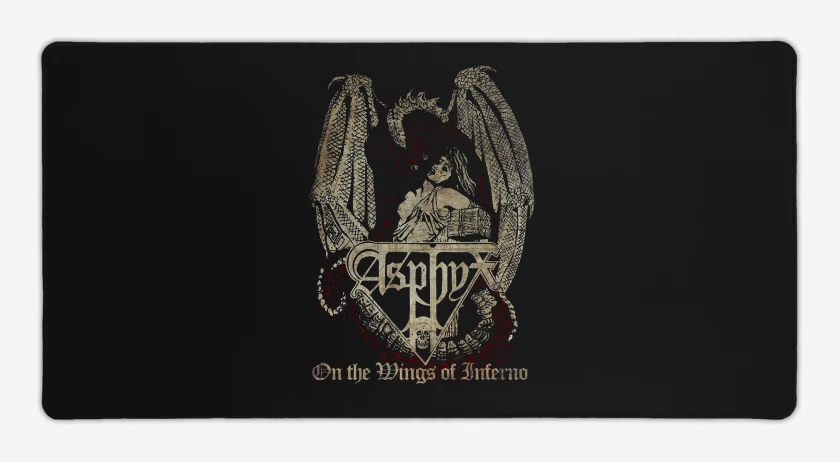 Mouse pad Gamer Negro de Asphyx On the Wings of Inferno