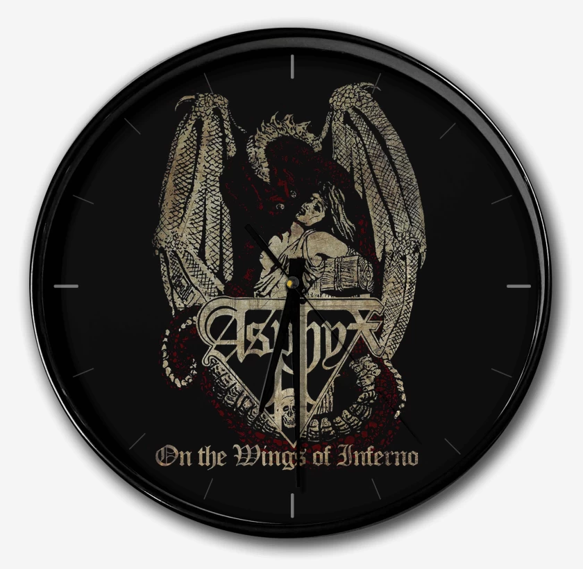 Reloj Negro de Asphyx On the Wings of Inferno
