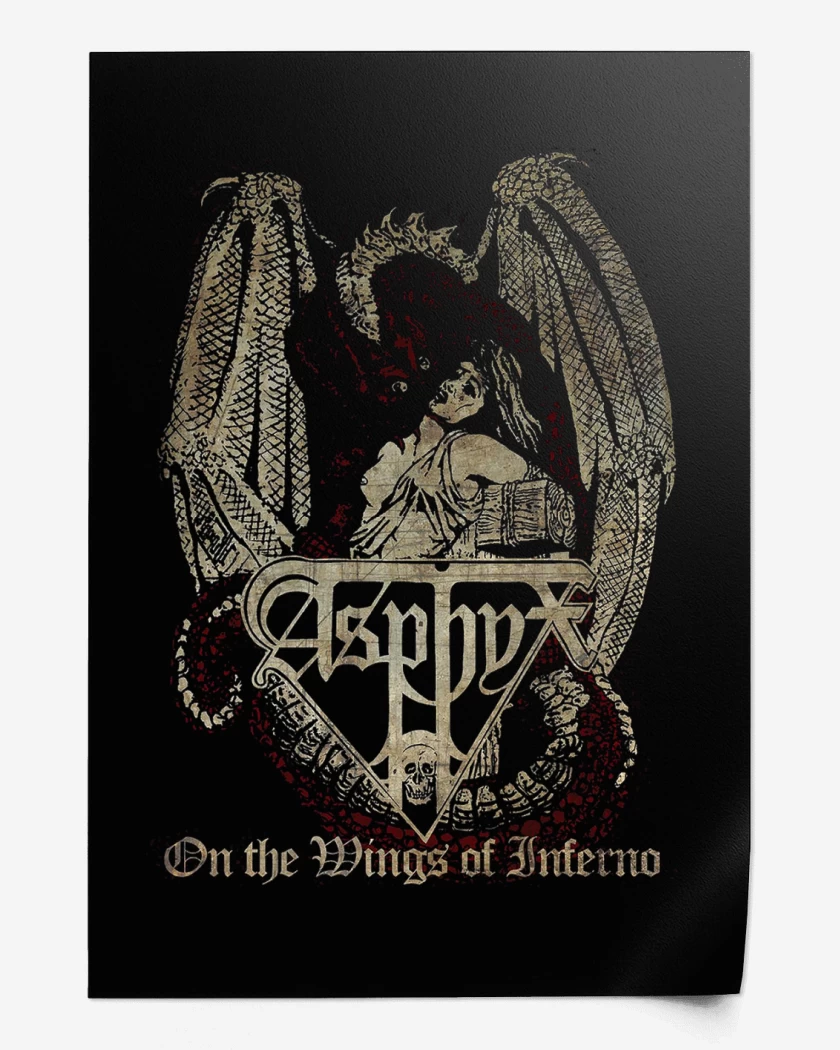 Print Asphyx On the Wings of Inferno