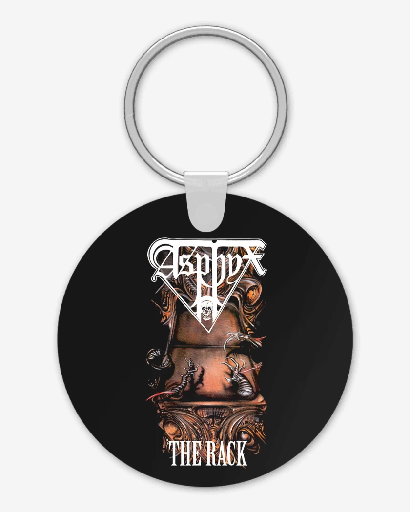 Llavero Negro de Asphyx The Rack
