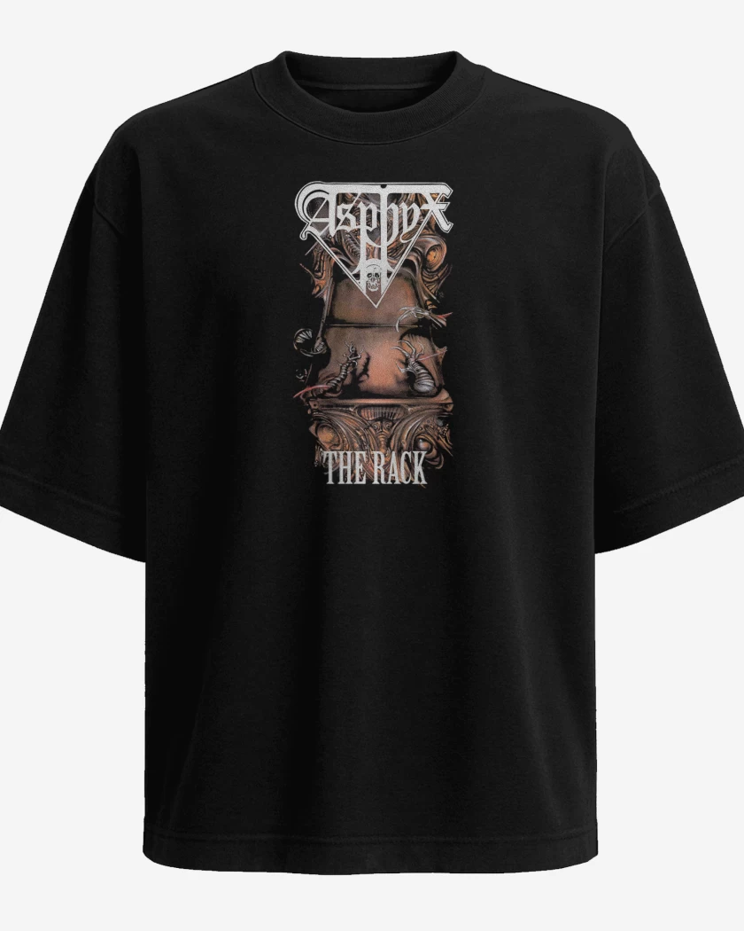 Polera Oversize Negro de Asphyx The Rack