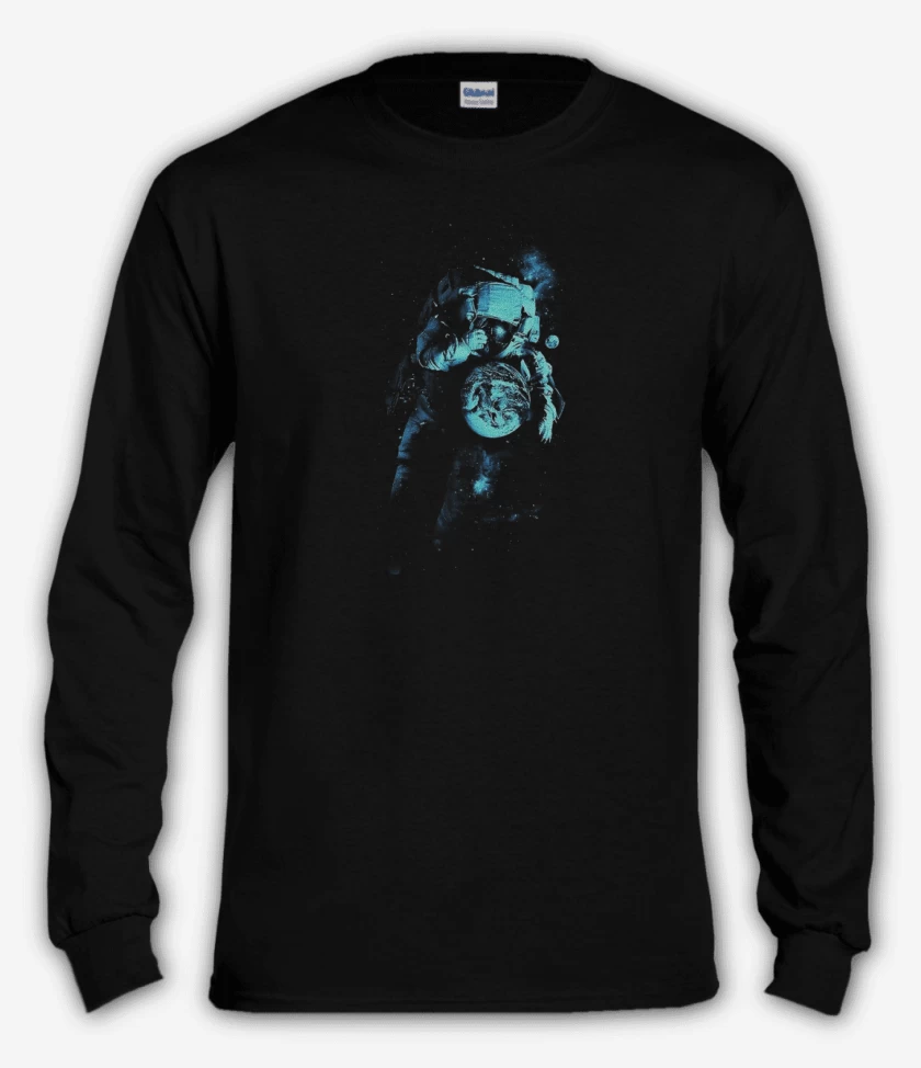 Polera manga larga Negro de Astronauta 7