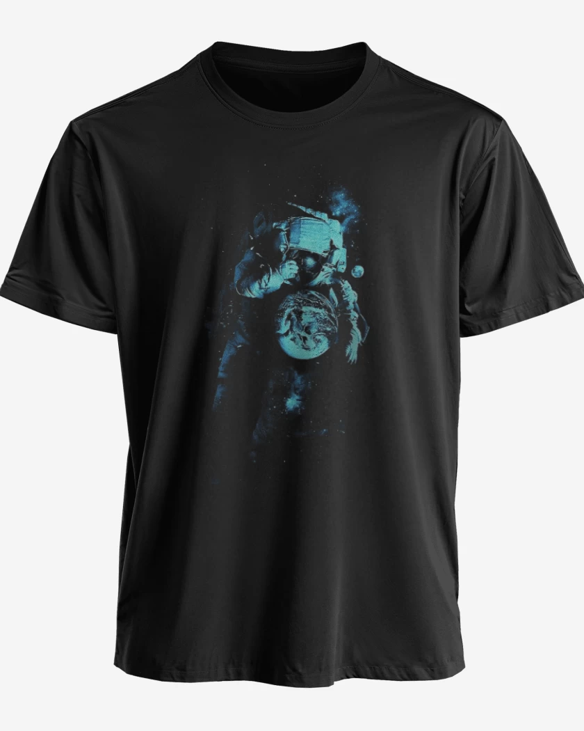 Polera Negro de Astronauta 7