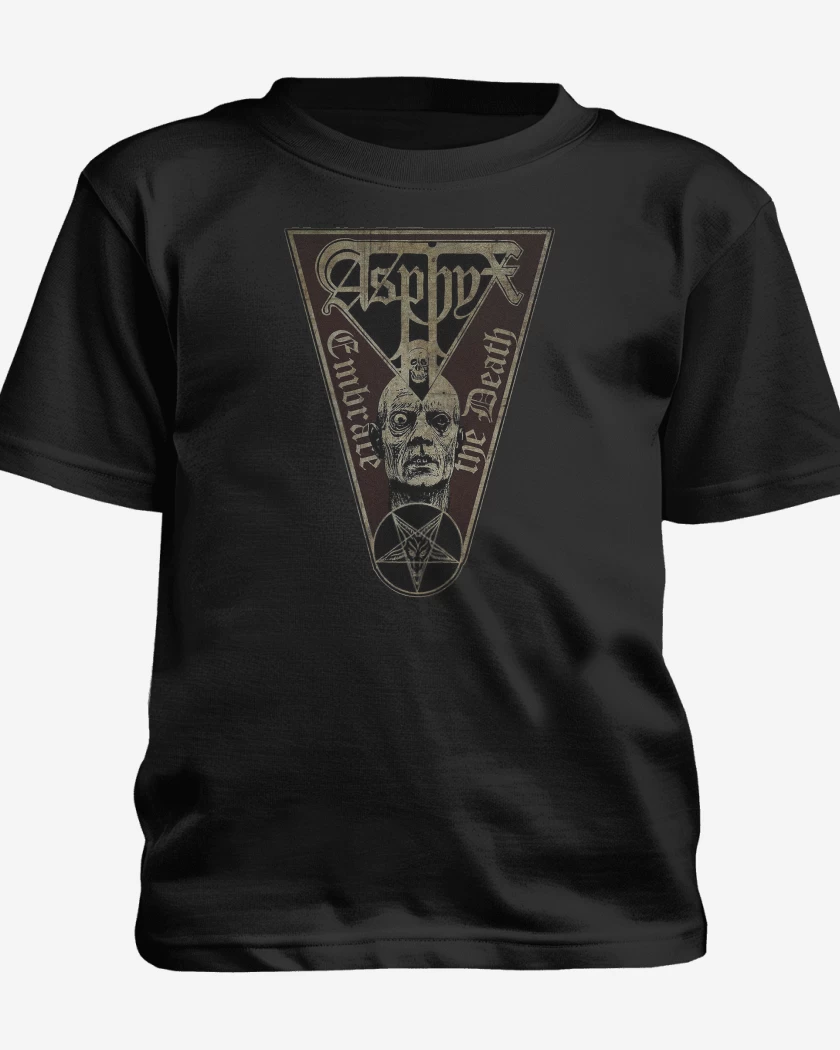 Polera de niño Negro de Asphyx Embrace the Death